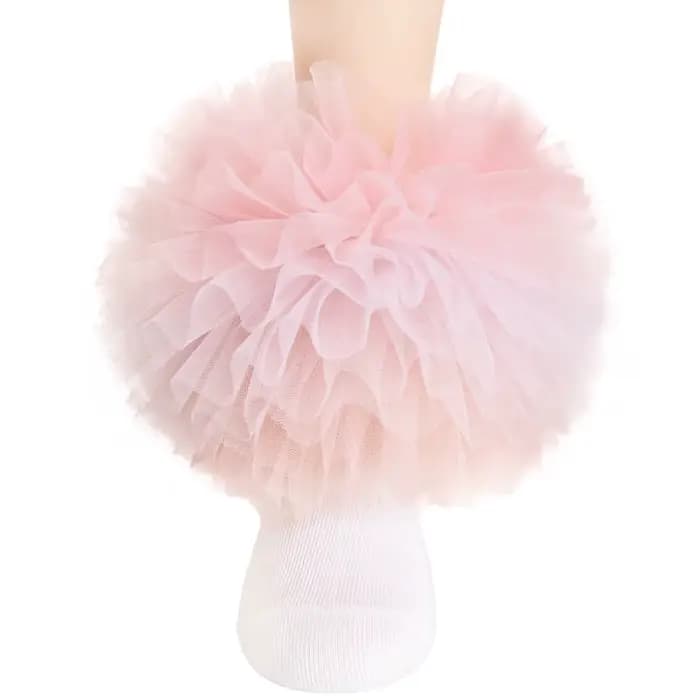 Chaussettes à volants pour filles, chaussettes en coton garnies de dentelle à grand bord à volants, 