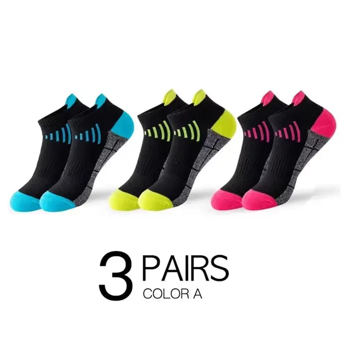 Hss 3 paires de chaussettes de cheville en coton biologique pour femmes chaussettes de sport de cour