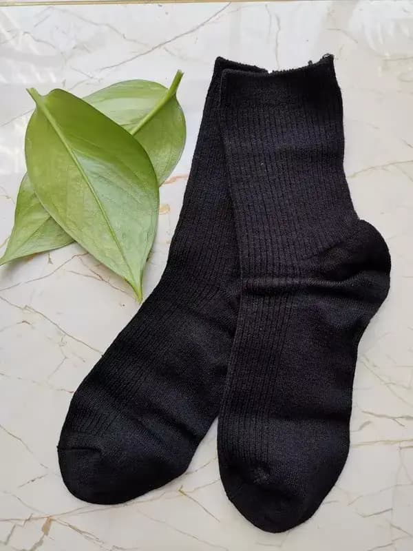 Chaussettes longues respirantes pour femmes, bas décontractés, document solide, chaud, mode, automne