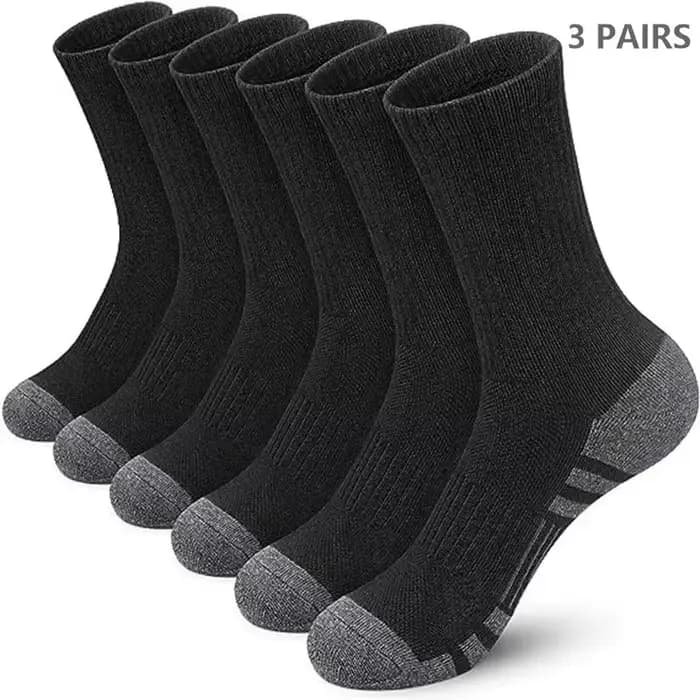 3 paires de chaussettes de gymnastique en plein air pour hommes, de haute qualité, confortables, dou