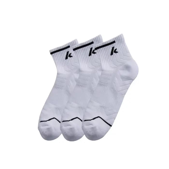 Kawasaki trois paires de chaussettes de sport respirantes et durables adaptées aux hommes et aux fem