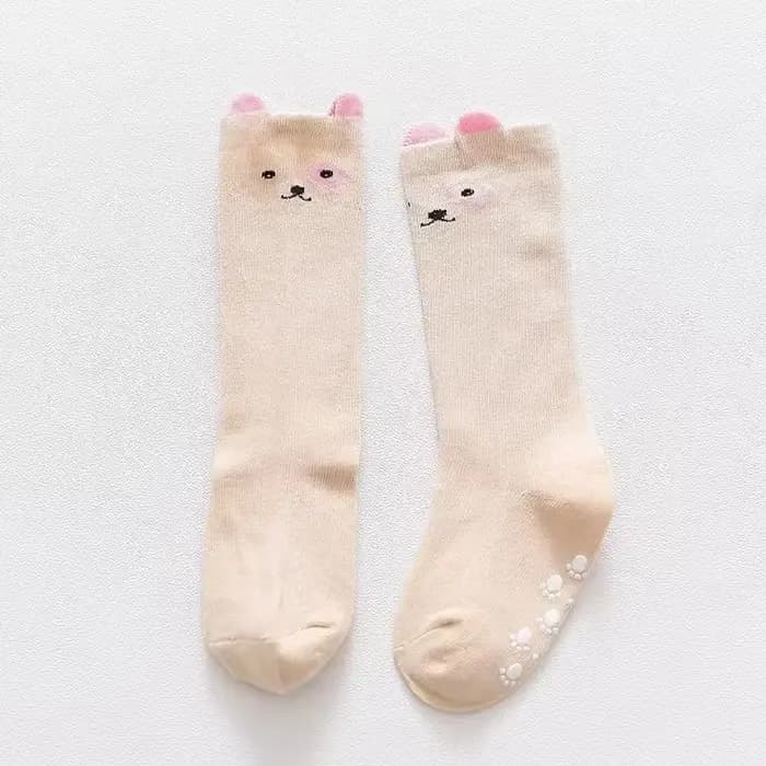 1 paires/lot bébé chaussettes genou haute garçon fille nouveau-né enfant en bas âge coton longues ch
