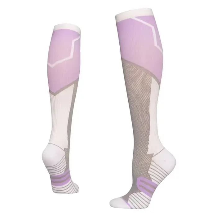 Chaussettes de Compression pour mollets, exercice de Fitness, Yoga, exercices de course, genou, tend