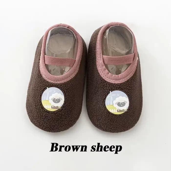 Chaussettes antidérapantes pour bébé, chaussures de sol chaudes pour nouveau-né, avec semelle en cao