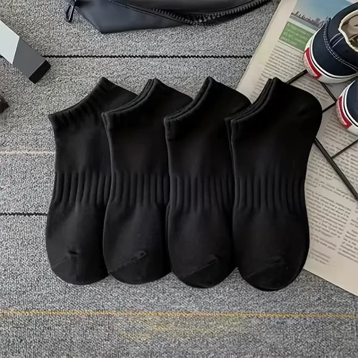 4 paires de chaussettes de sport confortables, respirantes et absorbant la transpiration pour femmes