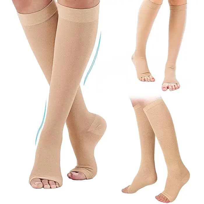 Chaussettes de compression pour la prévention médicale, varices, grossesse, œdème, Circulation sangu