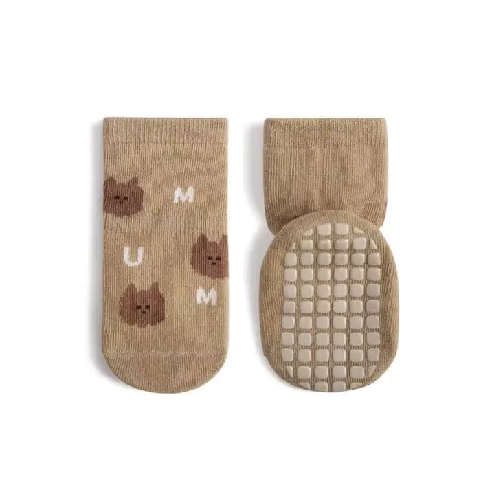 5/3/1 paires de chaussettes d'hiver pour bébé, chaussettes antidérapantes pour enfants en bas âge, c