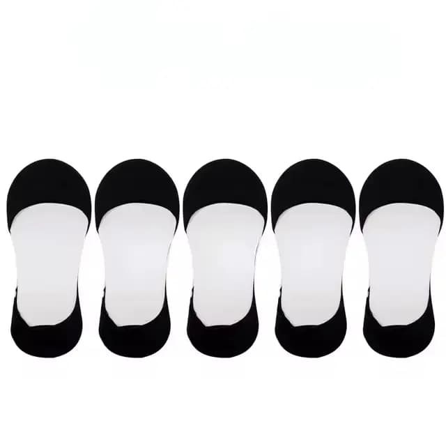 Pantoufles chaussettes en coton pour femmes, 1/5 paires, chaussettes bateau respirantes et antidérap