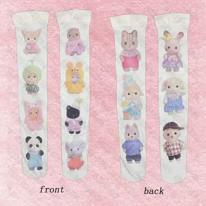 Emo Girls-Chaussettes longues féeriques pour femmes, Chaussettes au-dessus des genoux, Style punk, I