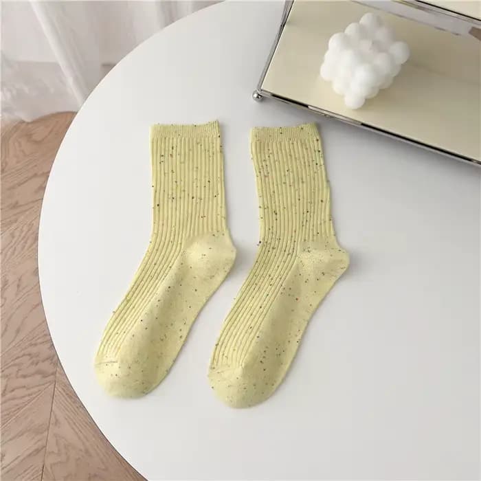 Chaussettes longues respirantes pour femmes, chaussettes décontractées colorées pour femmes, mode ja