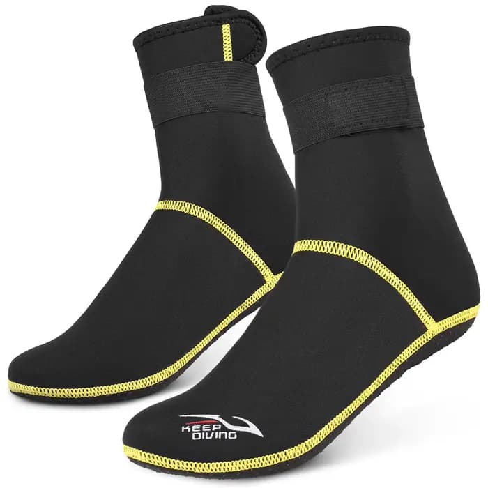 Chaussettes de plongée thermiques en néoprène, coordonnantes, 3mm, pour la plage, le rafting, la plo