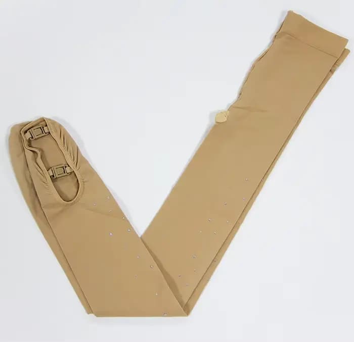 Collants de patinage artistique en strass pour adultes et enfants, justaucorps de gymnastique, panta