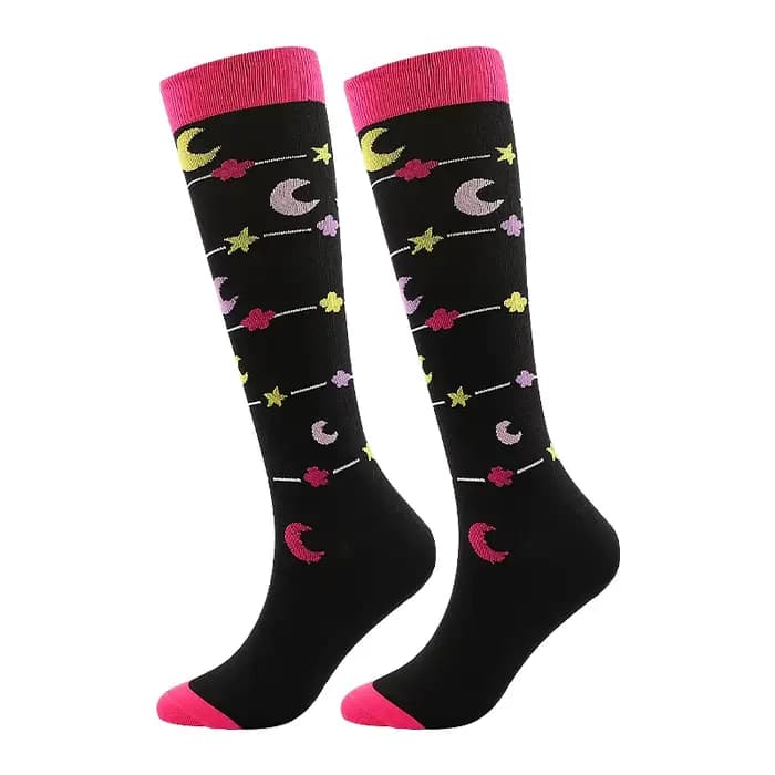 Chaussettes de Compression médicales pour hommes et femmes, chaussettes élastiques pour la Circulati