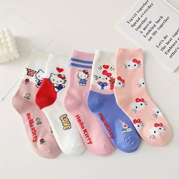 5 paires de chaussettes mignonnes pour l'automne et l'hiver, design doux et confortable pour vous ga