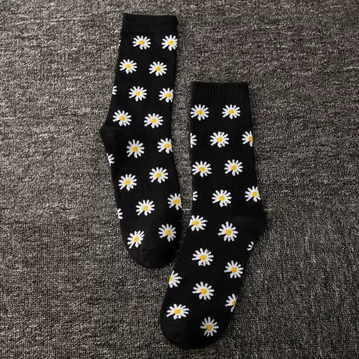 Femmes corée chaussettes drôles chaussettes longues noir Cool chaussettes Harajuku Hip Hop coton Ska