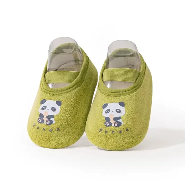 Chaussettes antidérapantes pour bébé, chaussettes chaudes d'hiver pour nouveau-né, avec semelle en c