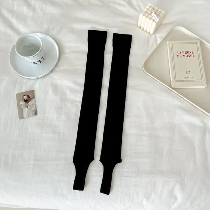 Chaussettes Hautes en Coton pour Femme, 1 Paire, Au-dessus du Genou, Nouvelle Mode, sulf, Minces, Re