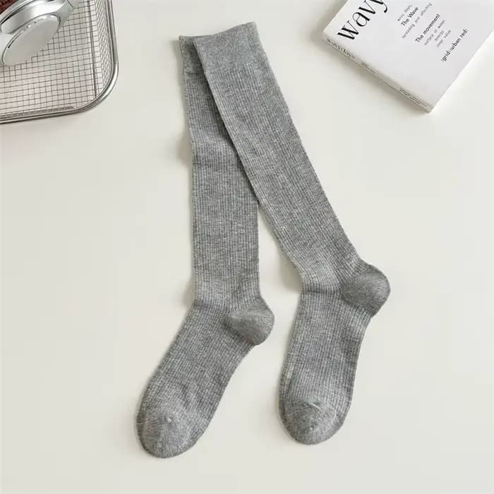 1/4 paris femmes bas femmes mi-mollet chaussettes JK Lolita doux filles longues chaussettes bas coul