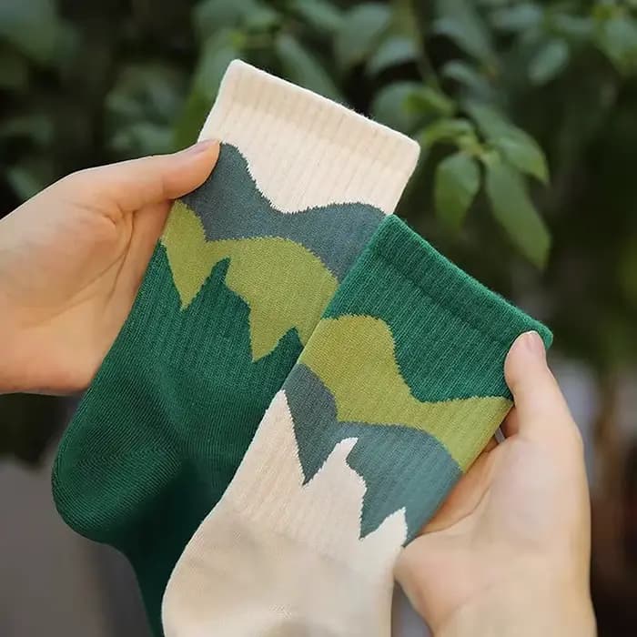 Chaussettes de mode désodorisantes Hip Hop Skateboard rayé mi Tube chaussettes couleur unie respiran