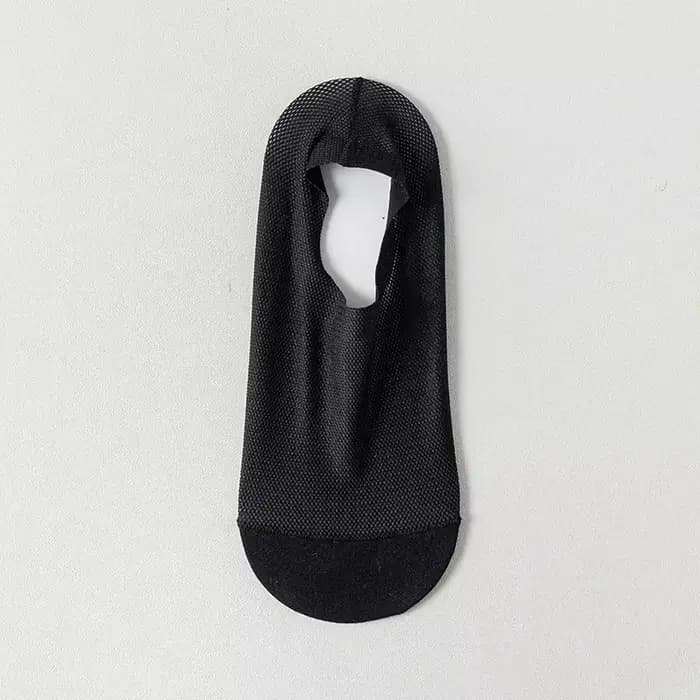 Chaussettes invisibles d'été pour hommes, chaussettes basses antidérapantes en Silicone, maille ajou