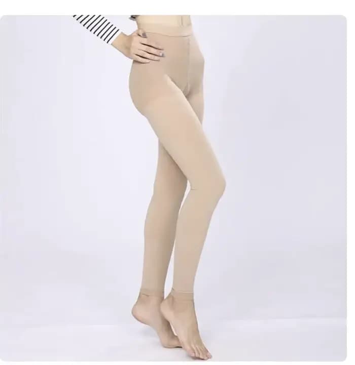 Collants de compression médicaux pour femmes et hommes, bout fermé opaque, collants de soutien gradu