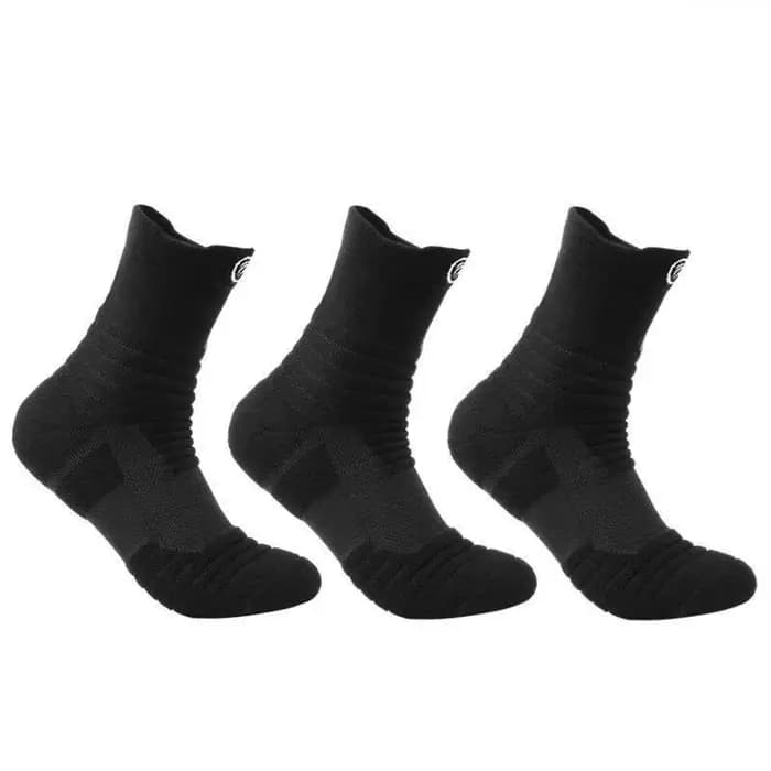 3 paires 100% coton hommes chaussettes de Sport épais en plein air chaussettes de course Football ba