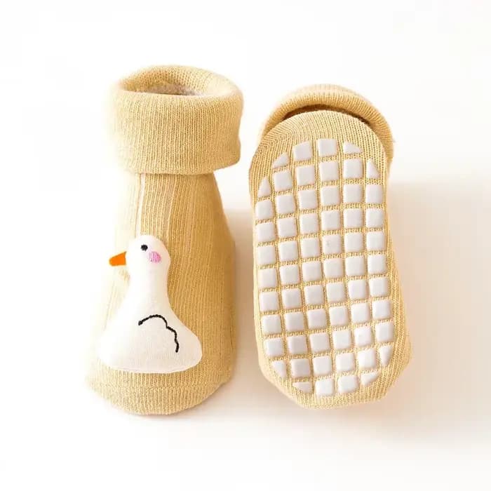 Mignon dessin animé Animal bébé chaussettes pour garçon fille printemps coton ours canard anti-dérap