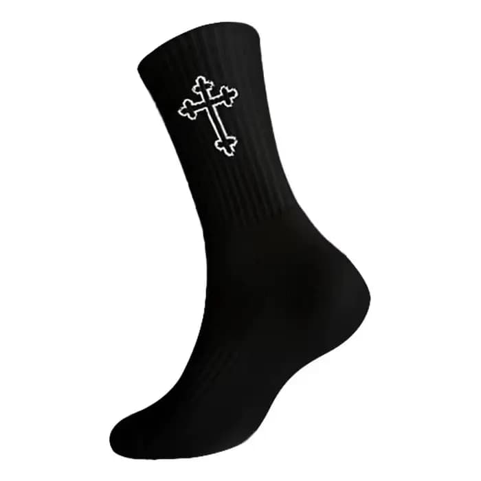 Chaussettes à motif croisé, confort, respirabilité, absorption d'humidité et évacuation de la transp