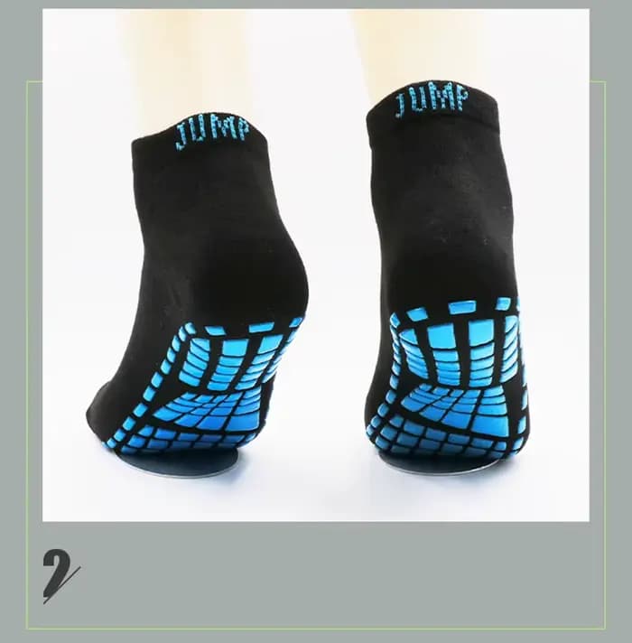 Chaussettes de Trampoline avec Logo antidérapant, chaussettes de sol fines et respirantes personnali