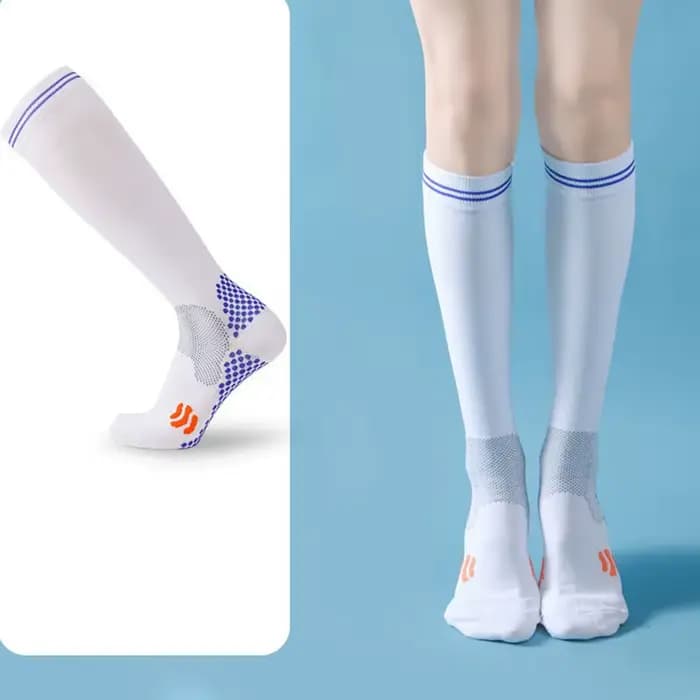 Chaussettes de compression sportives, absorbant les chocs, antidérapantes, pour varices, absorbant l