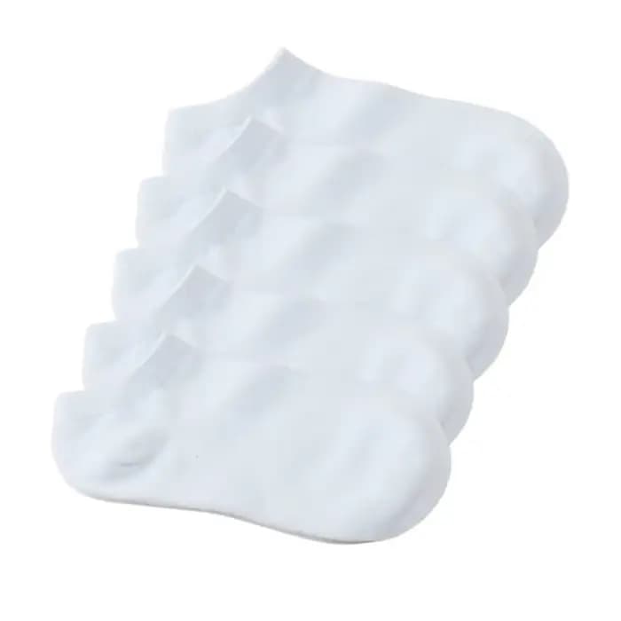 Chaussettes basses blanches pour enfants, chaussettes de rinçage pour garçons et filles, chaussettes