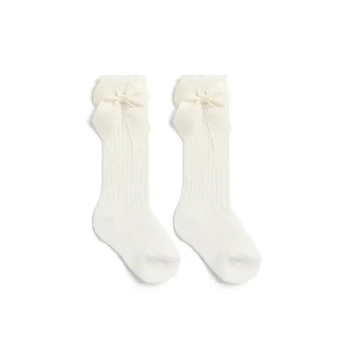 Chaussettes Hautes Fines pour Enfants, sulfavec Nministériels d, Maille en Coton Doux, Respirantes, 