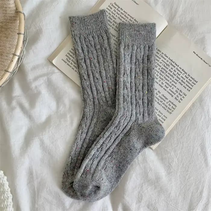 Chaussettes pour femmes hiver nouvelle nouveauté mode Style japonais décontracté équipage chaussette