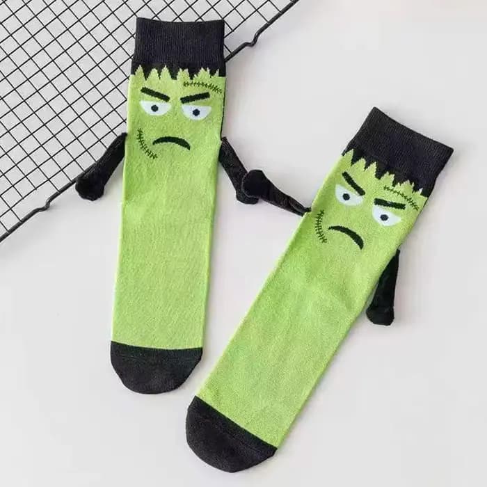 Chaussettes d'Halloween chaussettes de mains effrayantes chaussettes de chauve-souris mignonnes créa