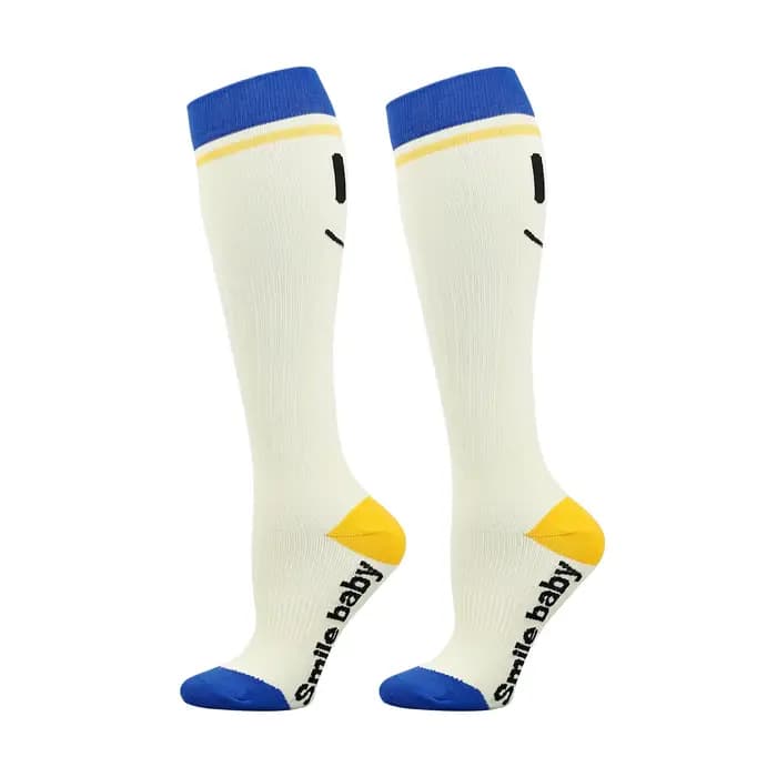 Chaussettes de Compression pour varices, adaptées au Yoga, Rugby, randonnée, bas de sport, Anti-Fati