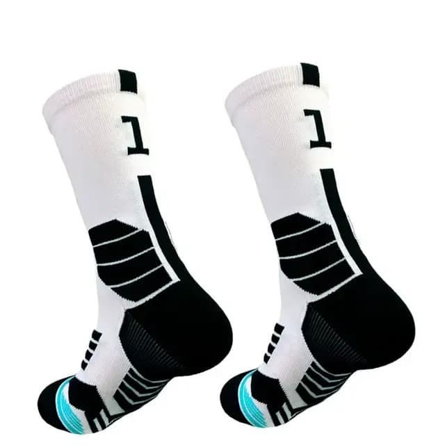 Chaussettes de basket-ball à Collocation gratuite, numéro personnalisé 0-9, chaussettes de sport épa