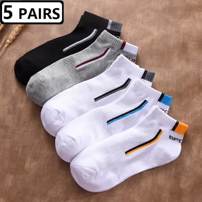 Chaussettes extensibles pour hommes, chaussettes courtes pour adolescents, chaussettes masculines du