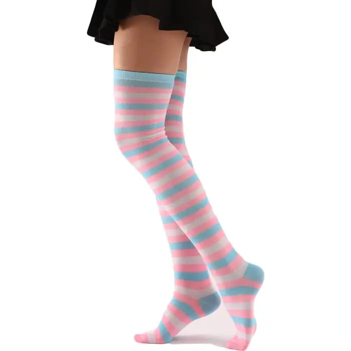 Chaussettes hautes, bas de bottes longues, cadeaux pour femmes, chaussettes hautes au-dessus du geno