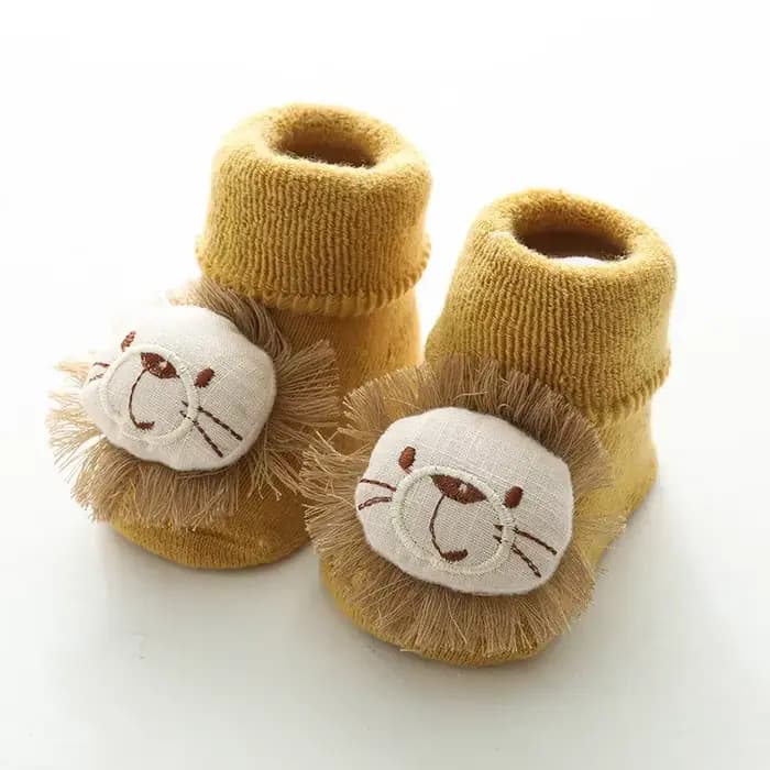 Chaussettes de sol pour bébé, pantoufles pour filles et garçons, accessoires pour nouveau-nés, antid