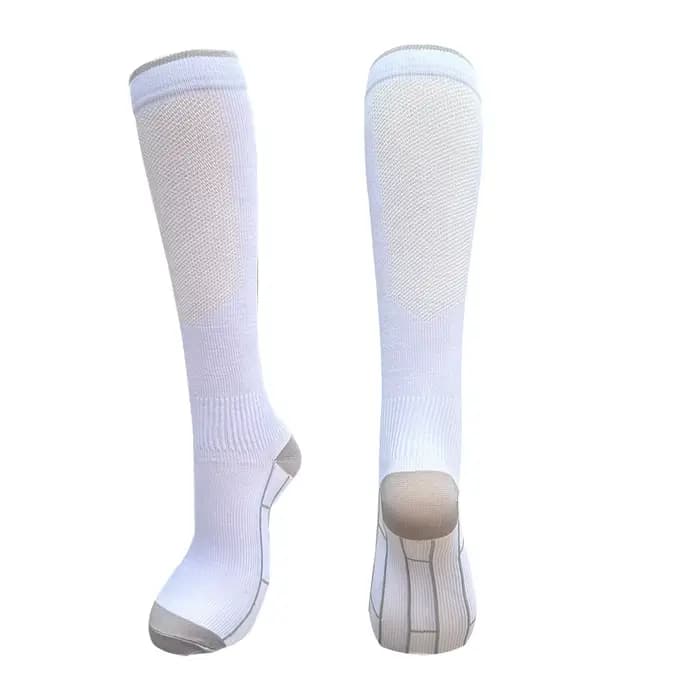 1 paire de chaussettes de compression 20-30 mmHg, chaussettes de soutien pour la course à pied et le