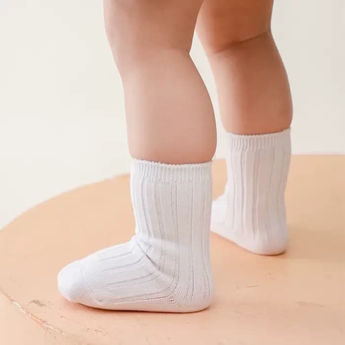 Chaussettes chaudes en tricot pour bébés filles, chaussettes décontractées en coton mignonnes, épais