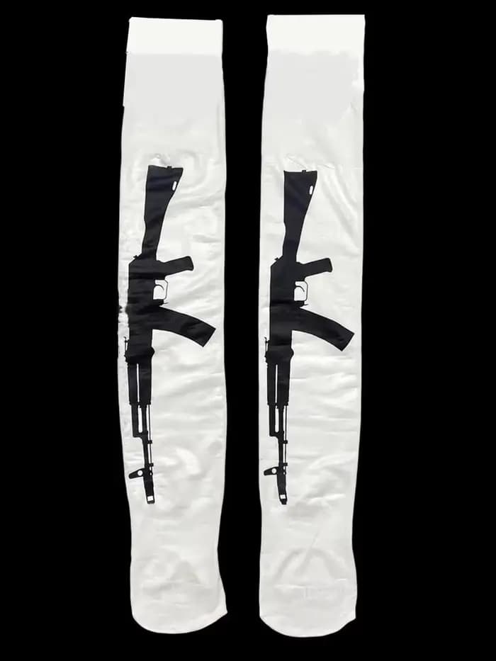 Chaussettes coréennes Y2K simples et polyvalentes au dessus du genou pour femmes, chaussettes en soi