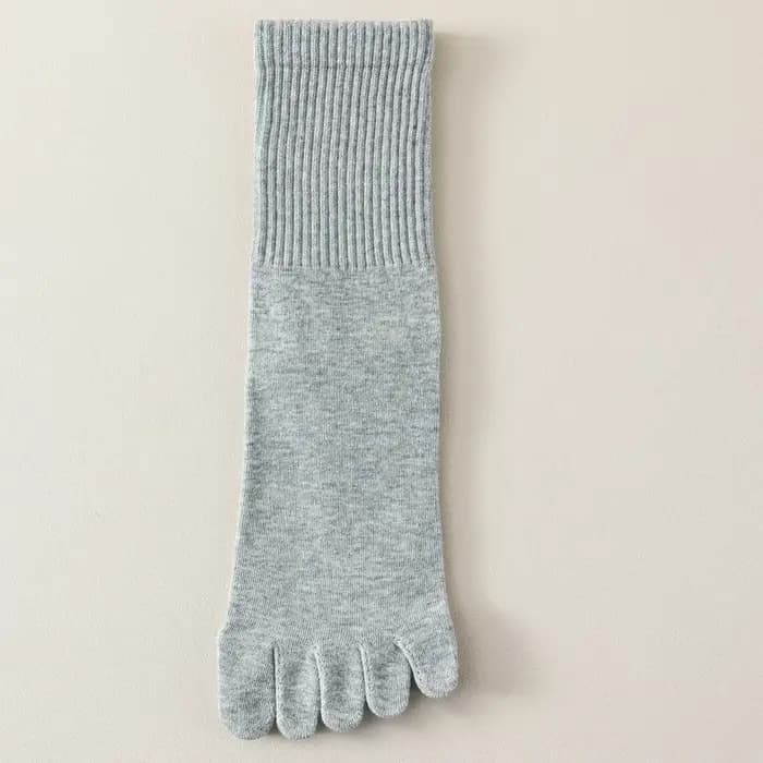 4 paires de chaussettes à cinq doigts pour femmes, en coton de haute qualité, Tube central, chausset