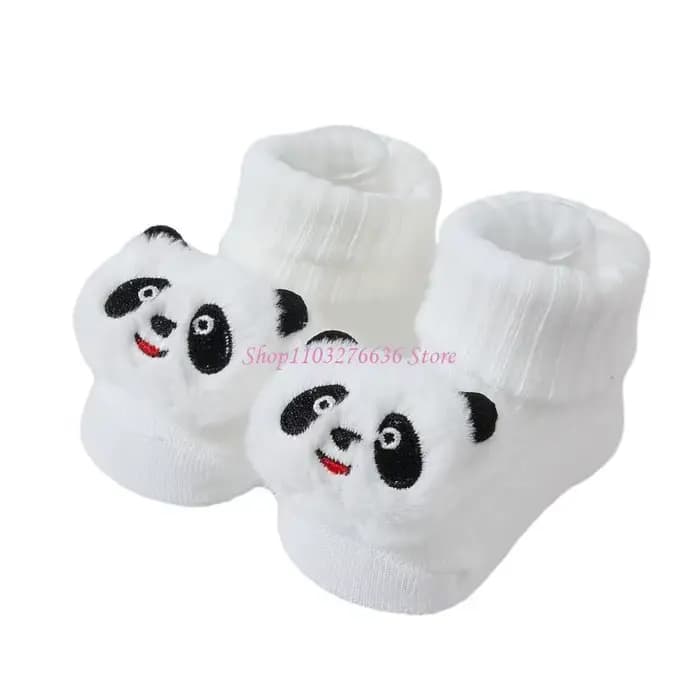 R6fd Mignon Baby Walking Choques Bébé Sock Walking Socks Solid Color Walking Choques légers pour éta