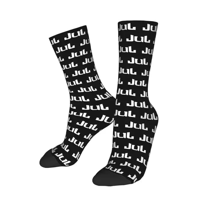 Chaussettes personnalisées de musique de rappeur J-Juls pour hommes et femmes, nouveauté chaude et a