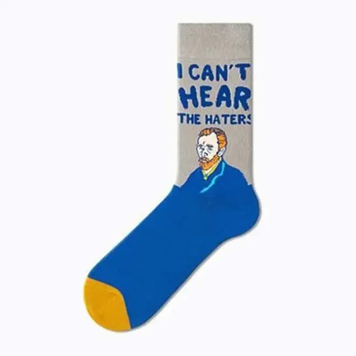 Chaussettes mi-mollet en coton pour hommes et femmes, chaussons à la mode pour couples, abonné au do