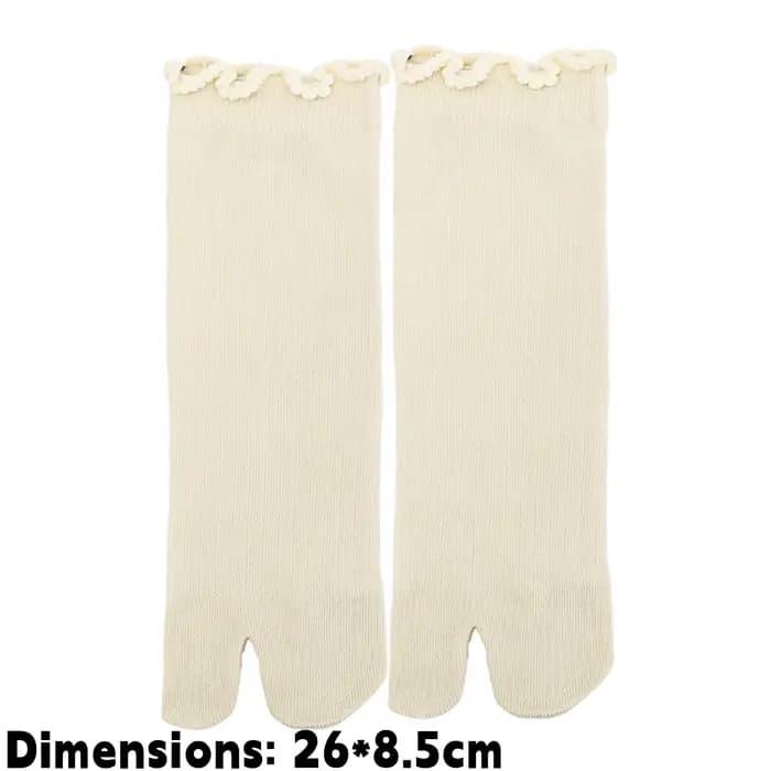 Chaussettes Tabi japonaises pour hommes, chaussettes à bout fendu, 100% coton pur, chaussettes longu