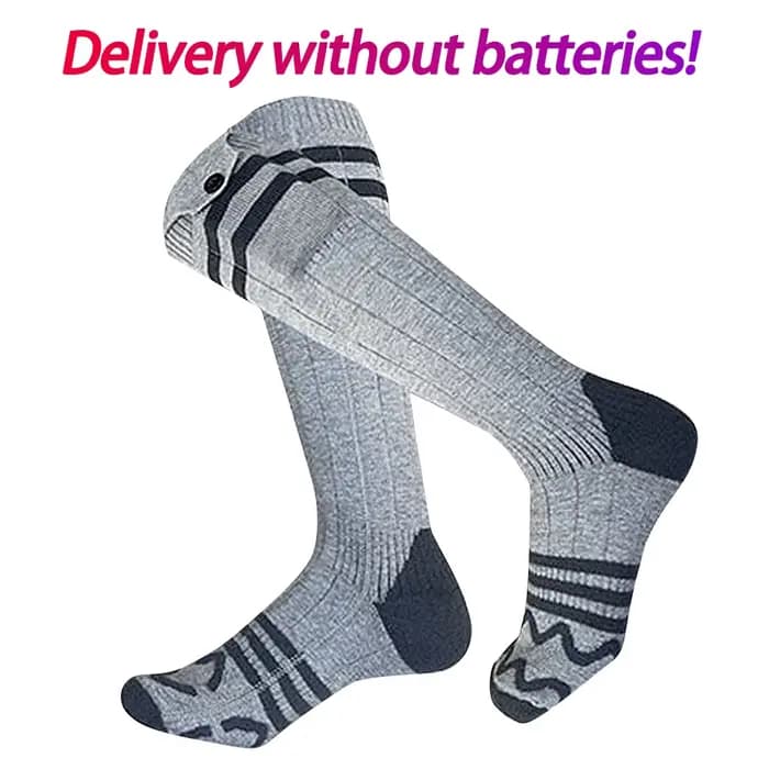 Chaussettes thermiques électriques métropolitaines pour hommes et femmes, chaussettes chauffantes la