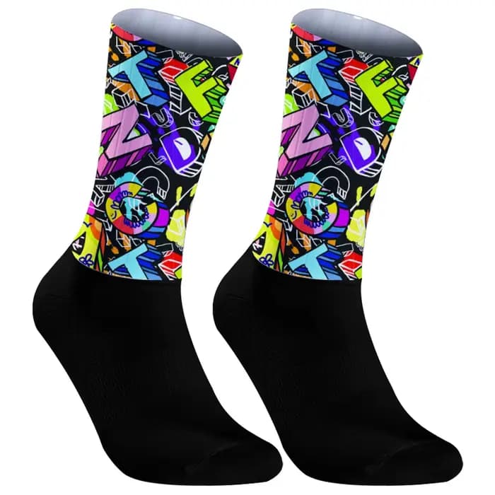 Chaussettes de compression pour le trail running et le cyclisme, chaussettes de sport pour le cyclis