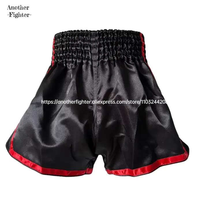 Short Muay Thai short de boxe uni hommes femmes enfants glands dorés Kickboxing Cage short de combat